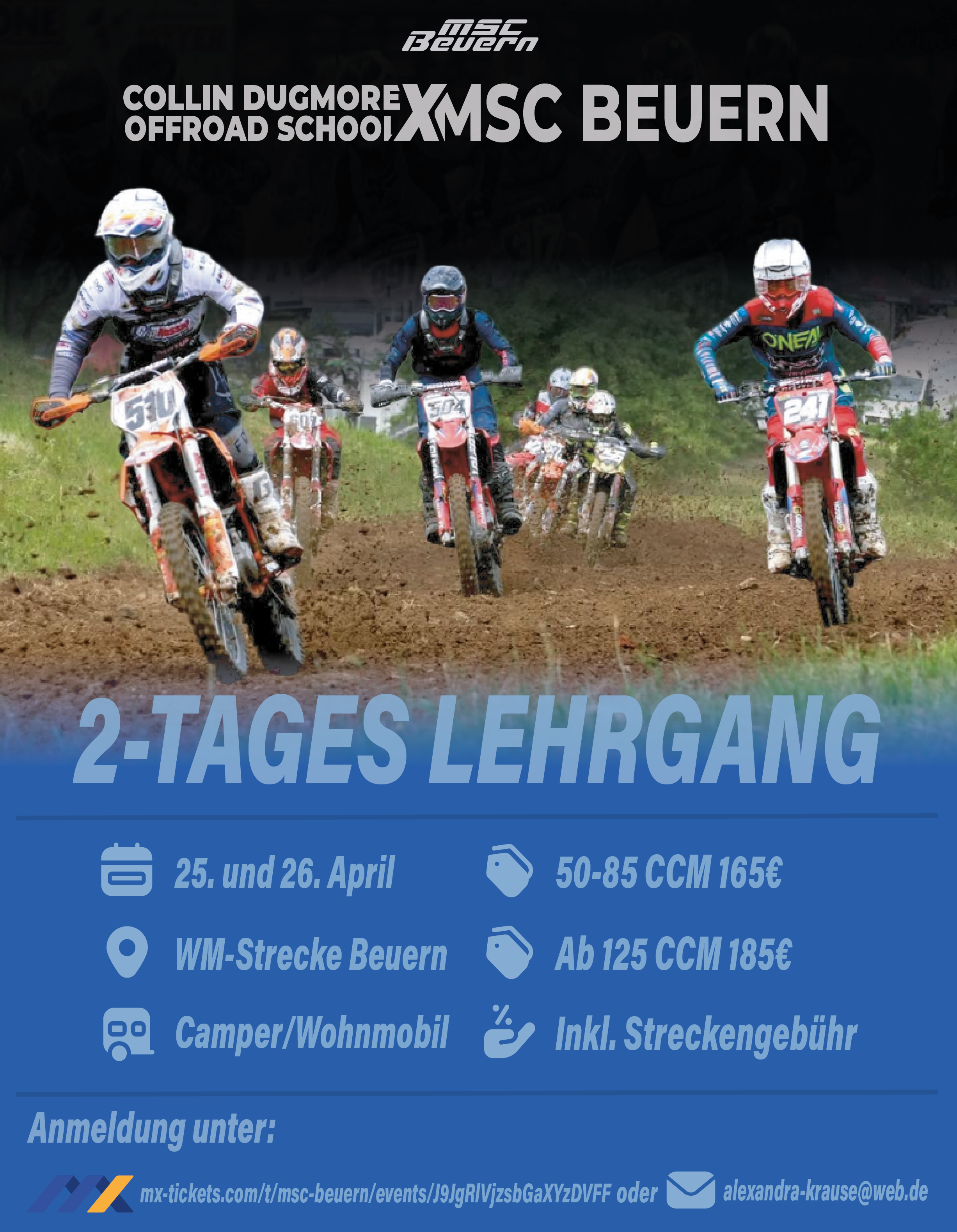 Flyer Lehrgang Collin Dugmore